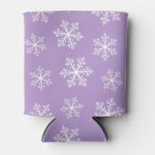 パープルスノーフレーククーラーボックス 缶クーラー (正面)