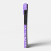 パープルスパルクルグリッターエレガントパーソナライズされた Case-Mate iPhoneケース (裏面 / 左)