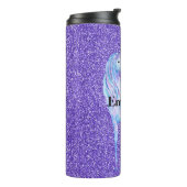 パープルスパルクルグリッターユニコーン名  タンブラー (回転左)