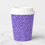パープルスパークルグリッター    紙コップ (裏面)