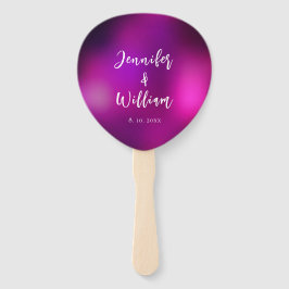 パープルスパークルシルバーストリングライト結婚ズ ハンドファン