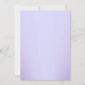 パープルスパークルジュエルバプテスマ/《キリスト教》洗礼式や命名式招待状 招待状 (裏面)