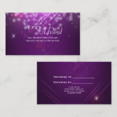 パープルスパークルライトサロンフレンドカードを参照 紹介カード (正面/裏面)