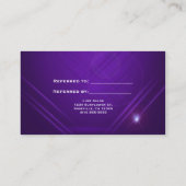 パープルスパークルライトサロンフレンドカードを参照 紹介カード (裏面)