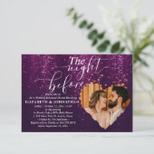パープルスパープルリハーサルディナーナイト 招待状 (スタンド正面)