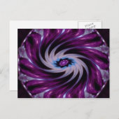 パープルスピン ポストカード (正面/裏面)