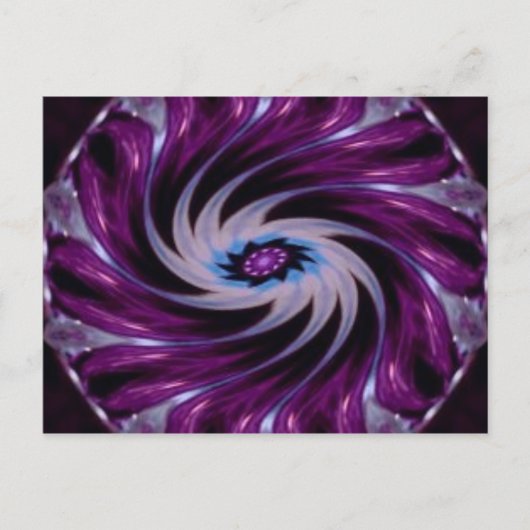 パープルスピン ポストカード (正面)