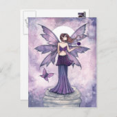 パープルスフィア妖精はがき ポストカード (正面/裏面)