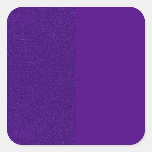 パープルスプリットテクスチャカスタムステッカー スクエアシール (正面)