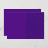 パープルスプリット招待状 - カスタマイズ可能 招待状 (正面/裏面)