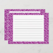 パープルスワーズレシピカード ポストカード (正面/裏面)