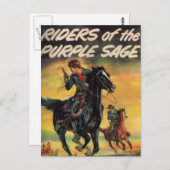 パープルセージのライダー ポストカード (正面/裏面)