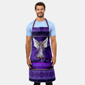 パープルソウルエプロン エプロン (着用した状態)