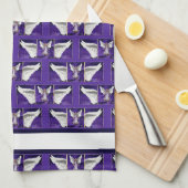 パープルソウルキッチンタオル キッチンタオル (四つ折り)
