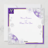 パープルソウルクリスマスカード シーズンカード (裏面)