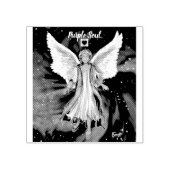 パープルソウルスカーフ ラバースタンプ (インプリント)