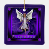 パープルソウルセラミックオーナメント セラミックオーナメント (裏面)