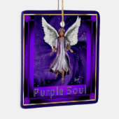 パープルソウルセラミックオーナメント セラミックオーナメント (右)