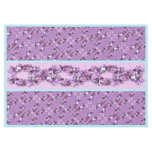 パープルソウルテーブルクロス テーブルクロス (正面(横))