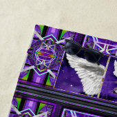 パープルソウルビーチタオル ビーチタオル (インサイチュ)