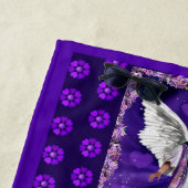 パープルソウルビーチタオル ビーチタオル (インサイチュ)