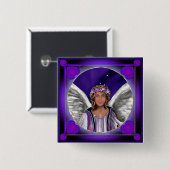 パープルソウルボタン 缶バッジ (正面&裏面)