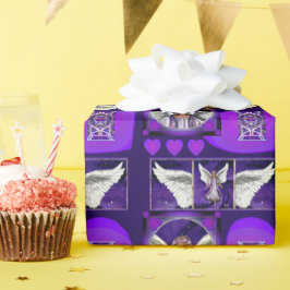 パープルソウルラッピング紙 ラッピングペーパー