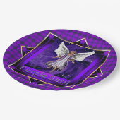 パープルソウル紙プレート ペーパープレート (アングル)