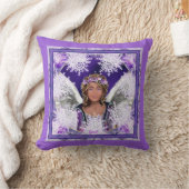 パープルソウル装飾用クッション クッション (ブランケット)