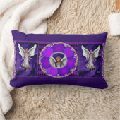 パープルソウル装飾用クッション ランバークッション (ブランケット)
