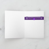 パープルソウル誕生日カード カード (内部)