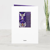 パープルソウル誕生日カード サンキューカード (裏面)