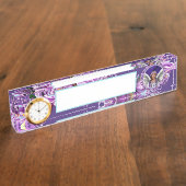 パープルソウル デスクネームプレート (側面)