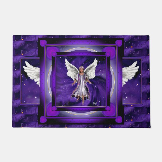 パープルソウル ドアマット (正面)