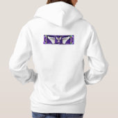 パープルソウルTシャツ パーカ (裏面)