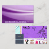 パープルソフト名刺 名刺 (正面/裏面)