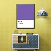 パープルソングアルバム – 全幅 ポスター