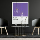 パープルソングアルバム – 白縁ど色 ポスター