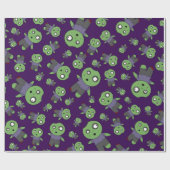 パープルゾンビ ラッピングペーパー (フラット)