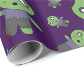 パープルゾンビ ラッピングペーパー (ロールコーナー)