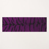 パープルタイガースキンプリント ヨガマット (正面(横))
