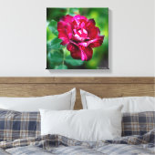 パープルタイガーバラ キャンバスプリント (インサイチュ (寝室))