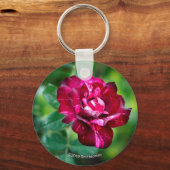 パープルタイガーバラ キーホルダー (正面)