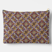 パープルタイル アクセサリーポーチ (裏面)