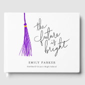 パープルタッセル未来は明るい卒業 ゲストブック (正面)