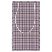 パープルタータンチェック スモールペーパーバッグ (正面)