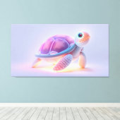 パープルター キャンバスプリント (インサイチュ (ウッドフロア))
