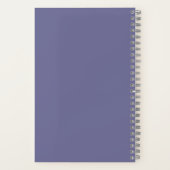 パープルダイアモンズマイアイズオンリージャーナル ノートブック (裏面)