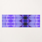 パープルダイヤモンドイカットサンリア ヨガマット (正面(横))