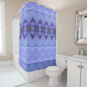 パープルダイヤモンドイカット シャワーカーテン (インサイチュ)